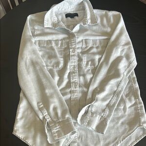 Banana Republic Light Gray Button-Up Shirt